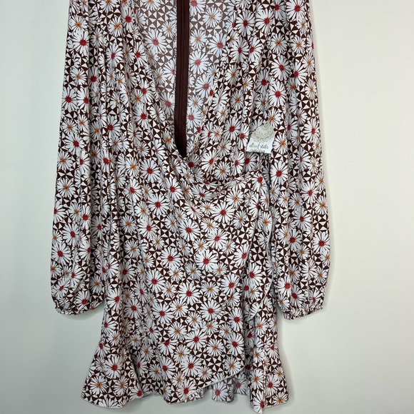 Altar’d State Brown Floral Dress, Large - Picture 2 of 6